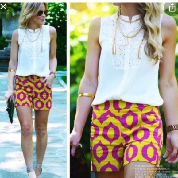 Anthropologie Cartonnier Ikat Shorts. Size 12. Never worn - Picture 1 of 10